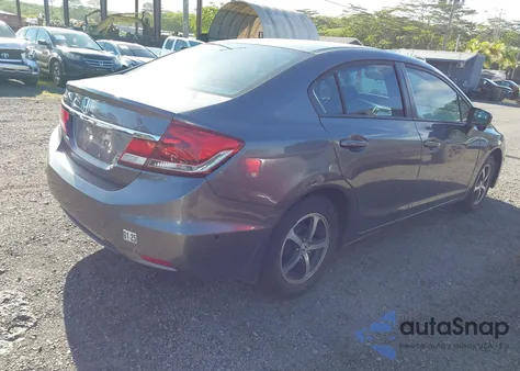2015 Honda Civic Se из США, поврежденный, VIN 19XFB2F75FE007496